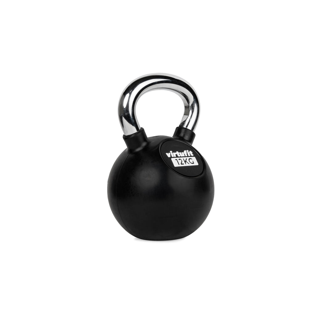 VirtuFit Kettlebell Pro - Caoutchouc - 12 kg - Tweedekans
