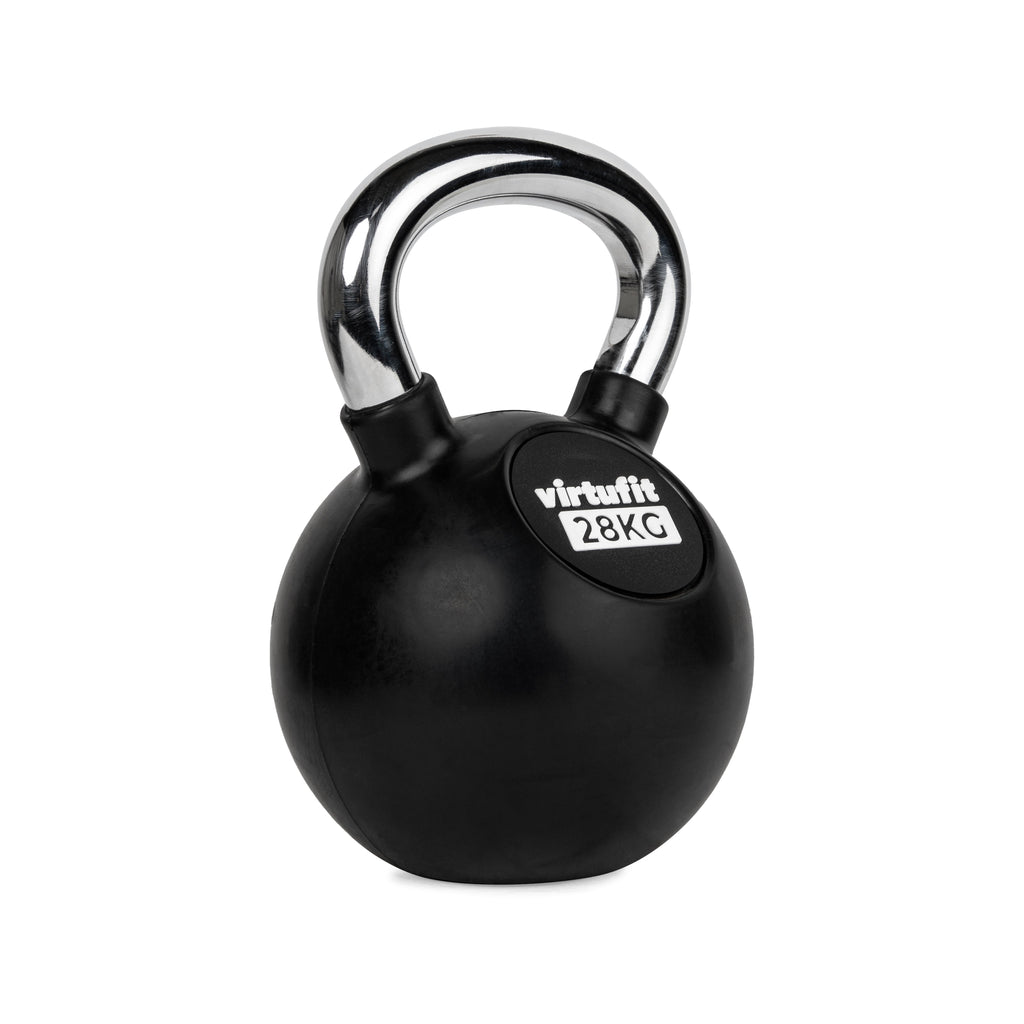 VirtuFit Kettlebell Pro - Caoutchouc - 28 kg - Tweedekans