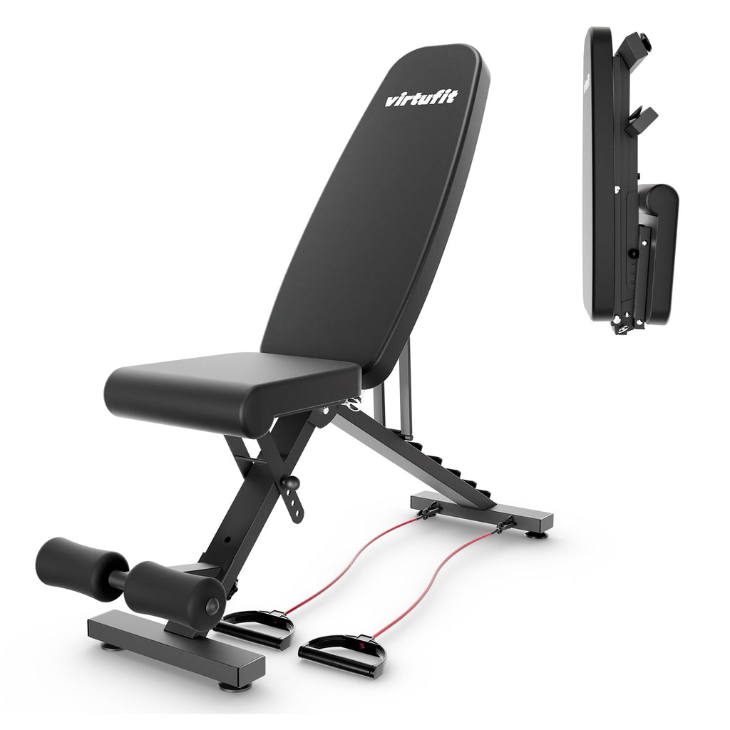 VirtuFit Banc de fitness pliable et réglable FB100 - Tweedekans