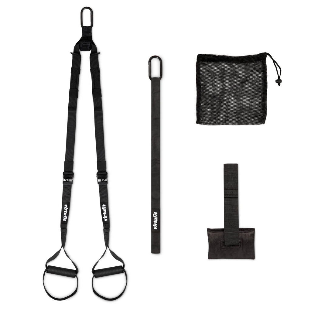 VirtuFit Suspension Trainer Pro avec sac de rangement - Noir - Tweedekans