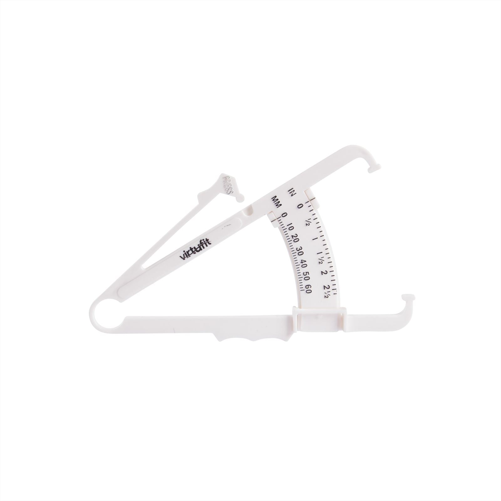 VirtuFit Skin Plotimeter - Mesureur de pourcentage de graisse - Mesureur de graisse - Blanc - Tweedekans