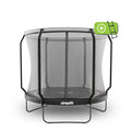 Trampoline VirtuFit Premium avec filet de sécurité - Noir - 251 cm - Tweedekans