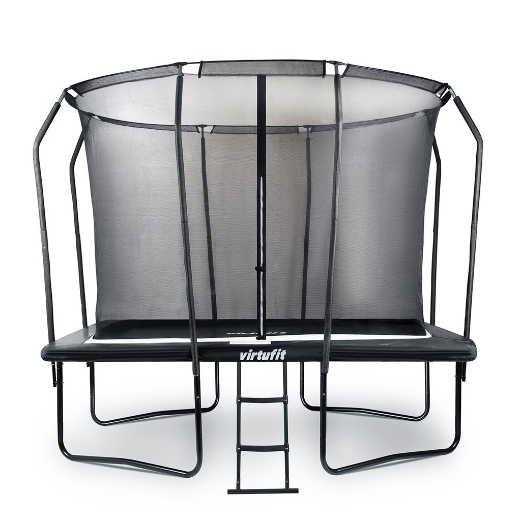 VirtuFit Premium Rechthoekige Trampoline met Veiligheidsnet - Zwart - 183 x 274 cm - Doos 1/3 - Hoofdafbeelding