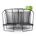 VirtuFit Trampoline Rectangulaire Premium avec Filet de Sécurité - Noir - 244 x 366 cm - Tweedekans