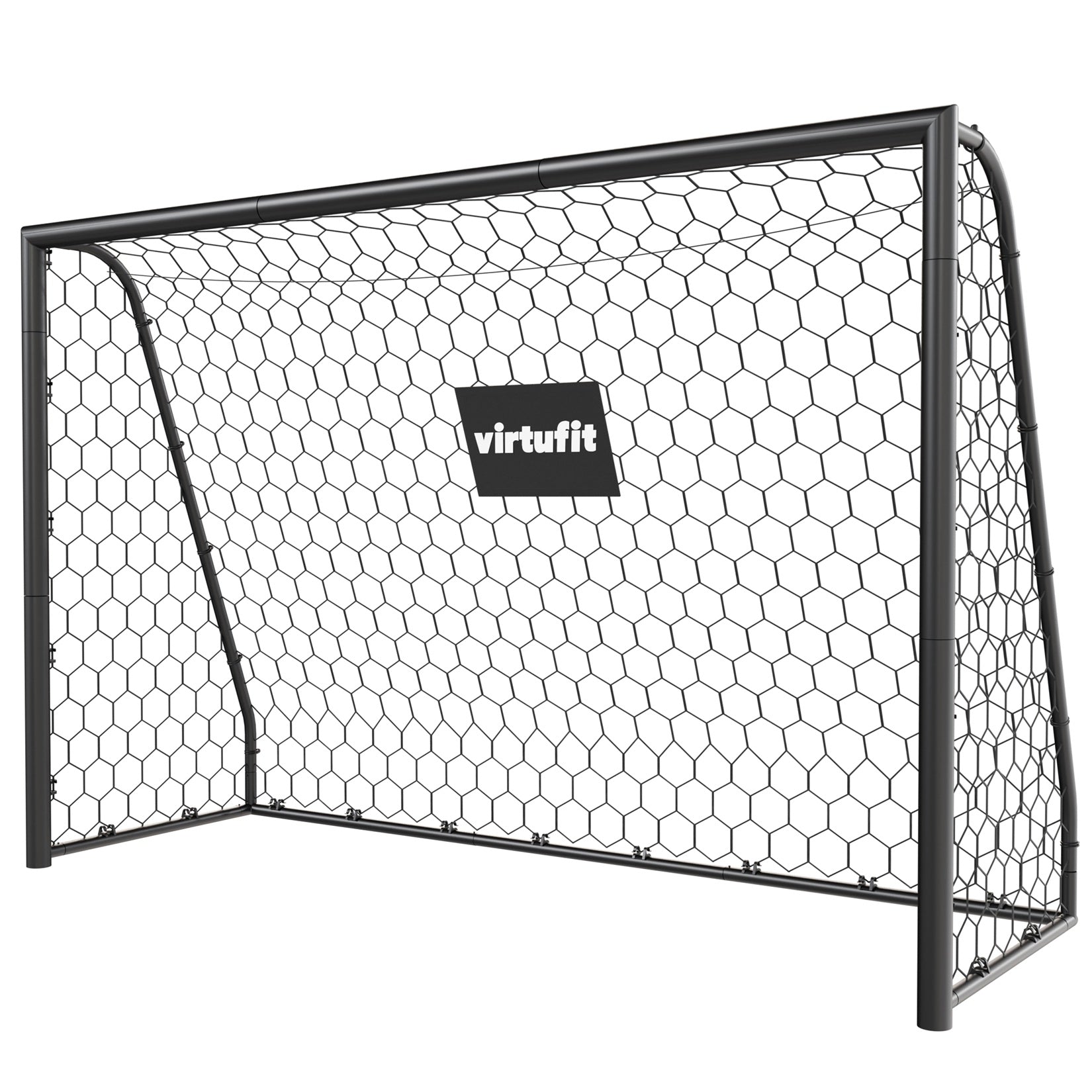 VirtuFit Voetbaldoel Premium - Heavy Duty Voetbal Goal - 240 x 160 x 85 - Tweedekans