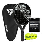 VirtuFit Hybrid Padel Set - Noir - Gris