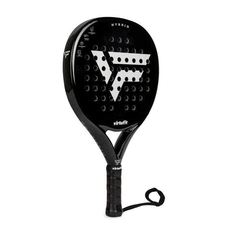 Raquette de padel hybride VirtuFit - Noir - Argent