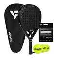 VirtuFit Fusion Pro Padel Set - Zwart - Grijs