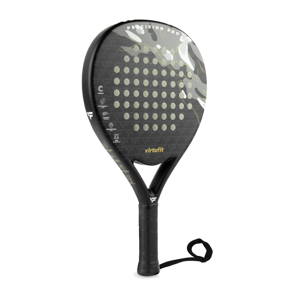 VirtuFit Precision Pro Padel Racket - Noir - Or - Tweedekans