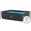 VirtuFit Rechthoekig Zwembad - 260 x 180 cm - Inclusief Filterpomp - Tweedekans