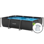 VirtuFit Rechthoekig Zwembad - 300 x 210 cm - Inclusief Filterpomp - Tweedekans