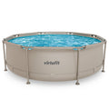 Piscine Ronde VirtuFit - Ø244 x 76 cm - Beige - Tweedekans
