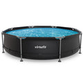VirtuFit Rond Zwembad - Ø305 x 76 cm - Antraciet - Tweedekans