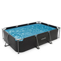 Piscine Rectangulaire VirtuFit - Anthracite - 300 x 210 x 66 cm - Tweedekans