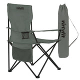 VirtuFit Opvouwbare Camping Stoel - Strandstoel - Grijs - Hoofdafbeelding