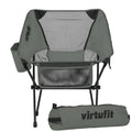 VirtuFit Camping Chair Compact - Chaise de plage - Gris
