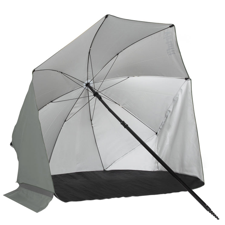VirtuFit Parasol de plage - Windbreak - 180 cm - Gris - Tweedekans