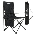 VirtuFit Opvouwbare Camping Stoel - Zwart - Set van 2