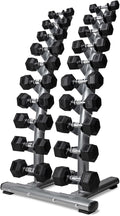 VirtuFit Deluxe Rack à haltères - Inclus Hexa Dumbbells 1 à 10 kg