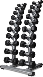 VirtuFit Deluxe Rack à haltères - Inclus Hexa Dumbbells 1 à 10 kg