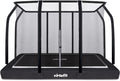 VirtuFit Premium Inground Trampoline avec Filet de Sécurité - Noir - 213 x 305 cm - Tweedekans
