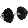 VirtuFit Adjustable Dumbbell Set Pro - Ensemble d'haltères - Fonte - 1 x 15 kg - Tweedekans