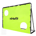 VirtuFit But de Football avec Mur de But - 215 x 150 cm - Tweedekans