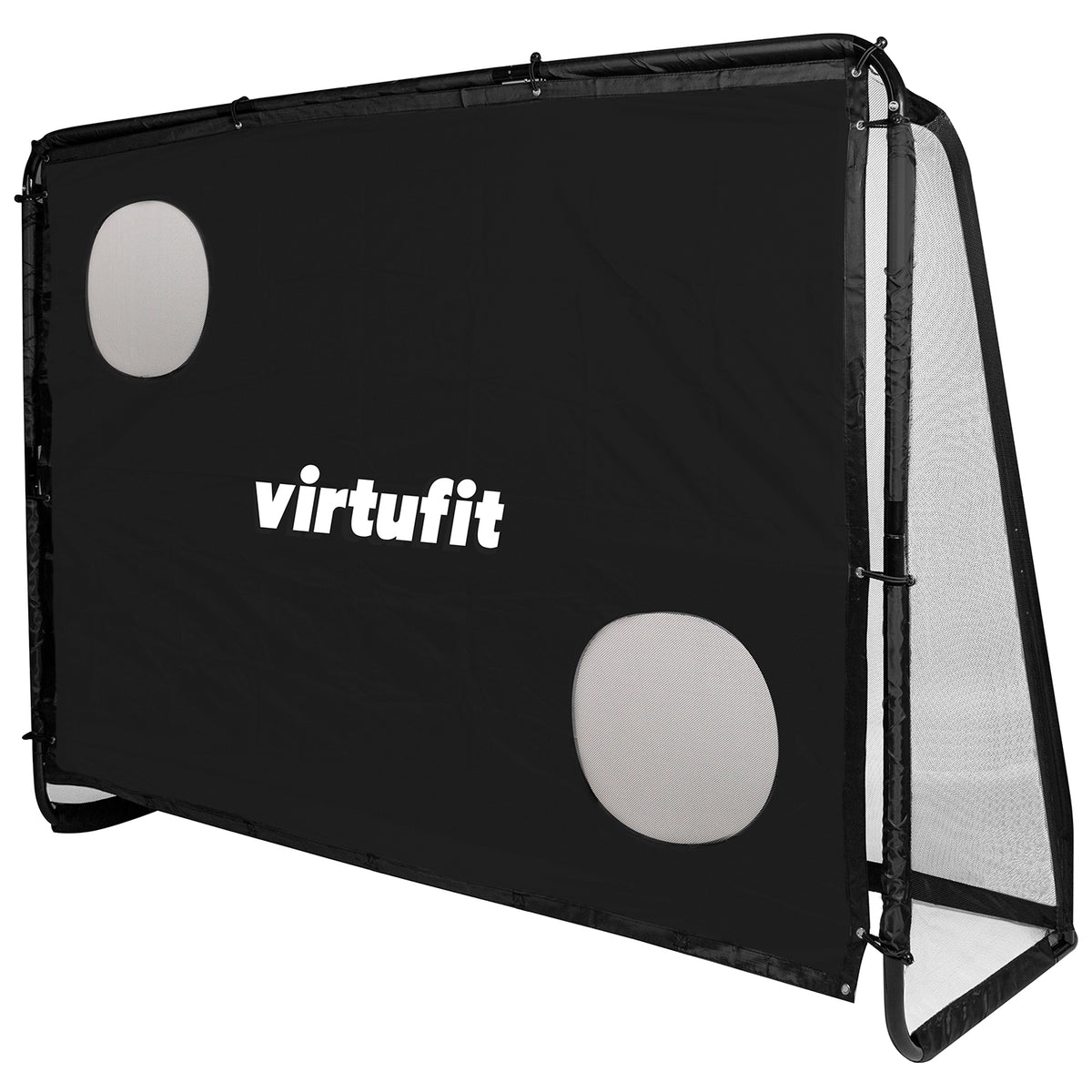 VirtuFit But de Football Pro avec Mur de But - But de football - 220 x 170 cm - Deuxième Chance