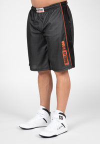 Gorilla Wear Wallace Mesh Shorts - Gris/Orange