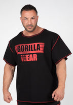Gorilla Wear Wallace Workout Top - Zwart/Rood