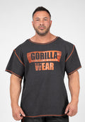Gorilla Wear Wallace Workout Top - Gris/Orange