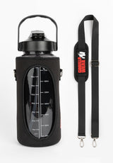 Gorilla Wear Waterfles met Sleeve - Zwart - 2 L - Hoofdafbeelding