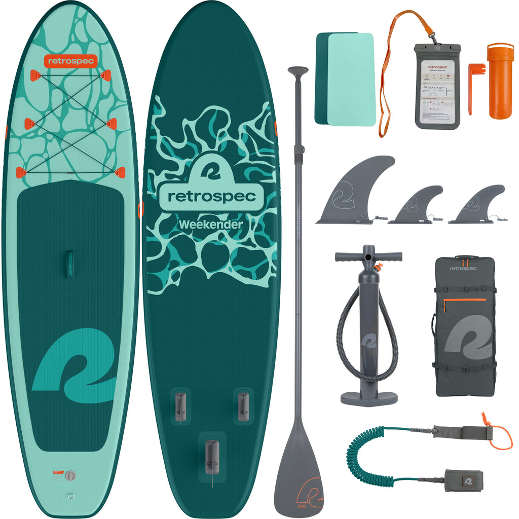 Retrospec Planche de SUP Weekender iSUP - 320 cm - Seafoam Ripple