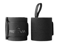 Reeva Powerlifting Knee Sleeves - Bandages de genou - 7 mm - Noir