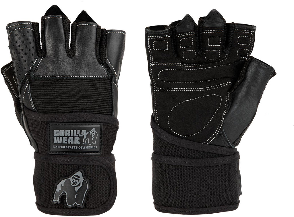 Gorilla Wear Dallas Wrist Wraps Gloves - Noir
