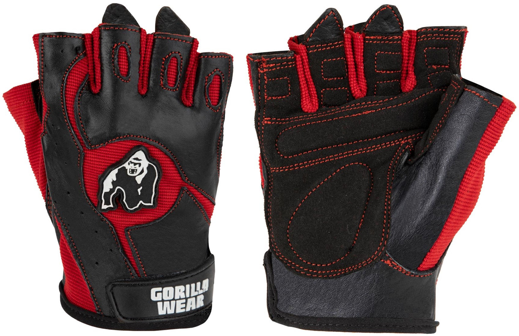 Gorilla Wear Mitchell Training Gloves - Noir/Rouge