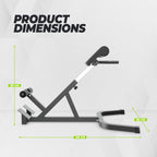 VirtuFit Hyperextension Pro - Chaise Romaine - Entraîneur de Dos - Opportunité de Seconde Main