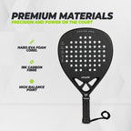 Raquette de padel VirtuFit Fusion Pro - Noir - Argent