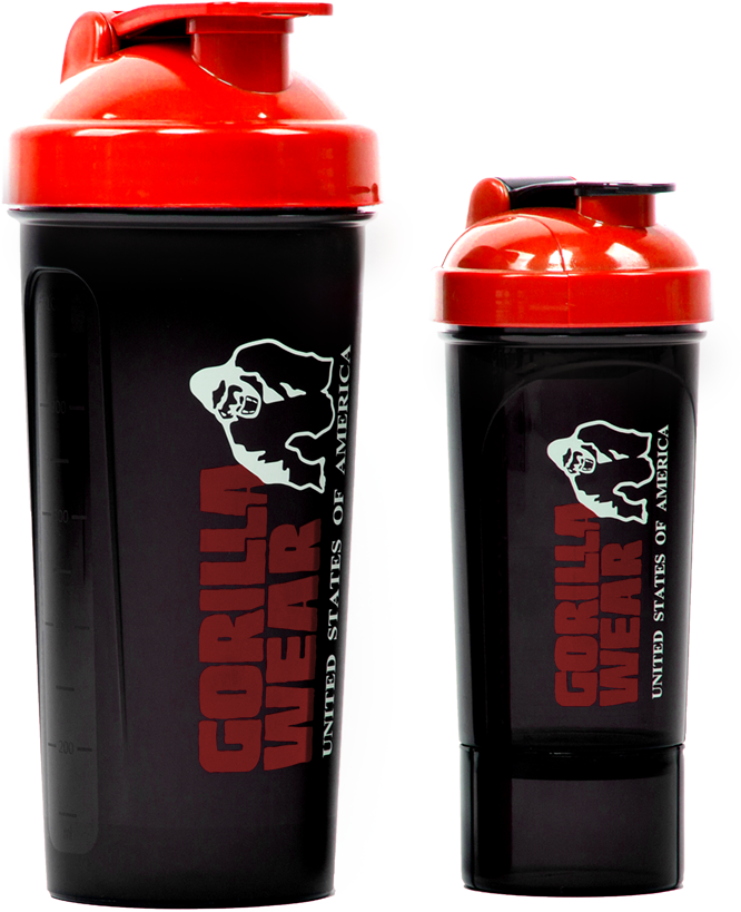 Gorilla Wear Shaker XXL - Noir/Rouge