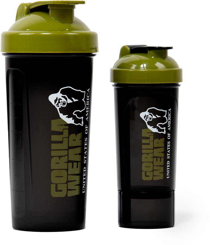 Gorilla Wear Shaker XXL - Noir/Vert militaire