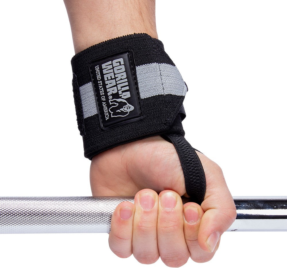 Gorilla Wear Wrist Wraps Ultra - Zwart/Grijs