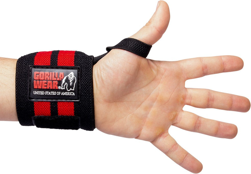 Gorilla Wear Wrist Wraps PRO - Noir/Rouge