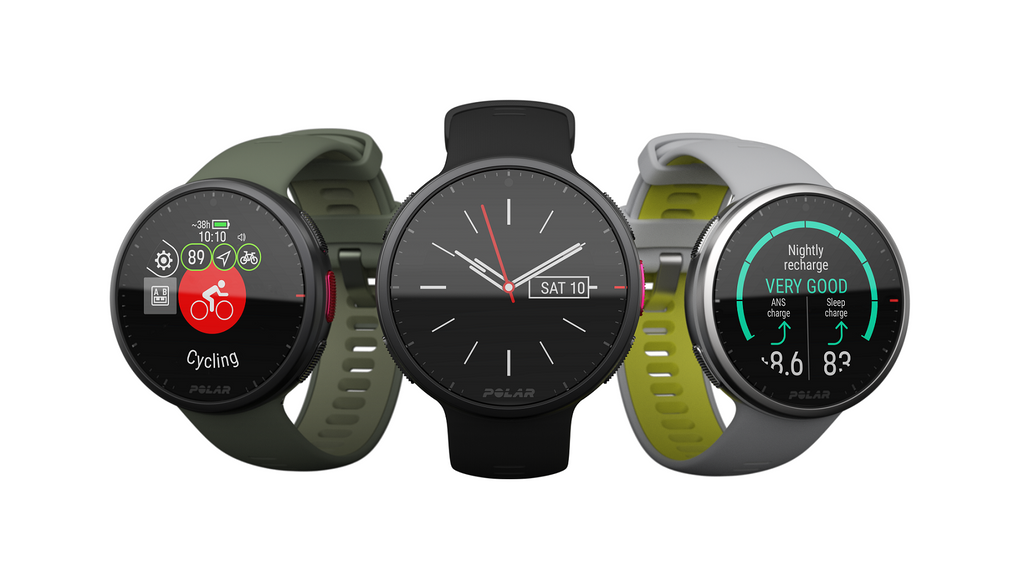 Polar Vantage V2 Multisporthorloge HR - Zwart / Zwart