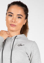 Gorilla Wear Pixley Crop Top Hoodie - Grijs