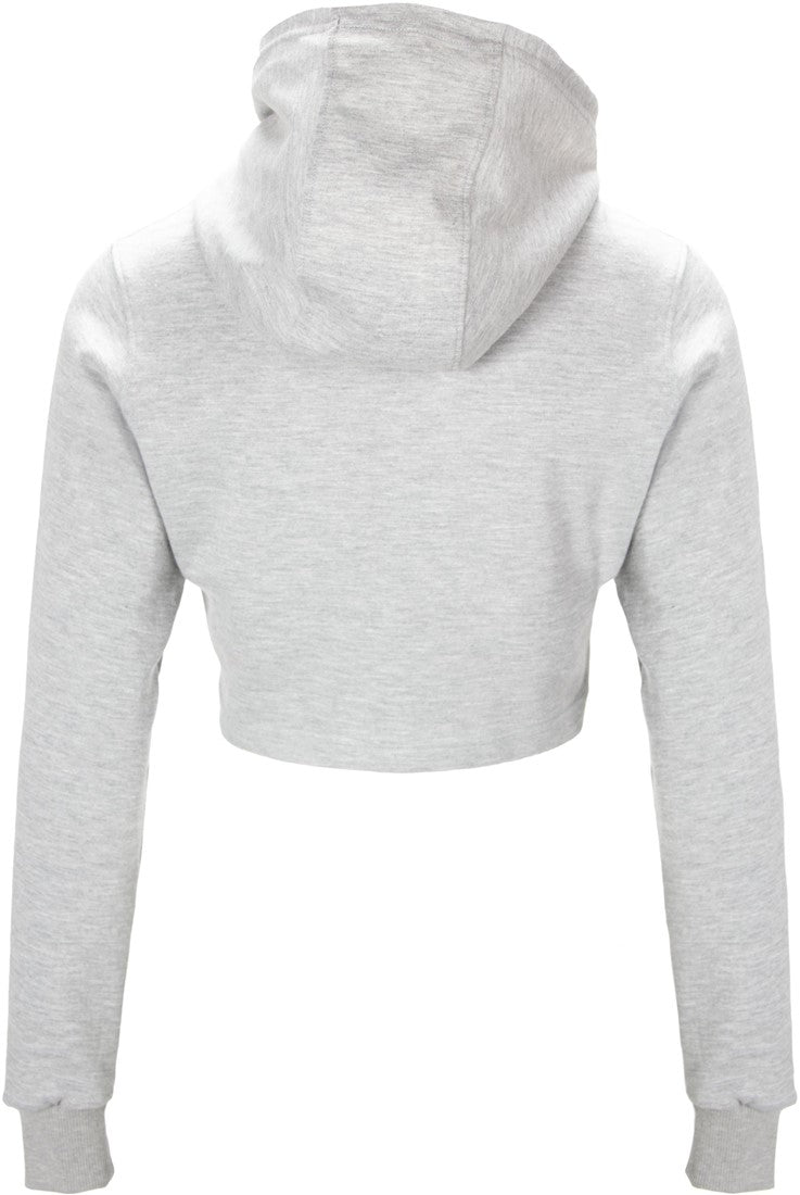 Gorilla Wear Pixley Crop Top Hoodie - Grijs