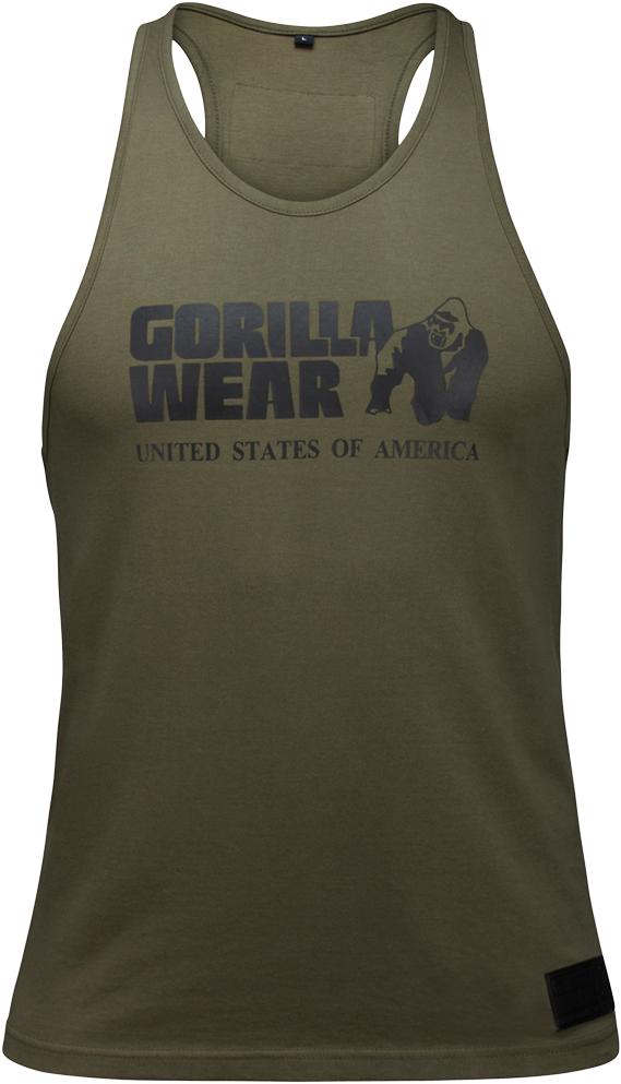Gorilla Wear Classic Tank Top - Vert militaire