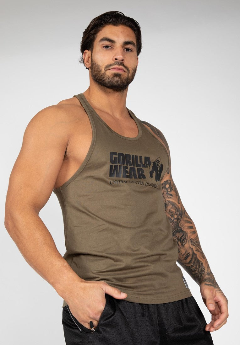 Gorilla Wear Classic Tank Top - Vert militaire