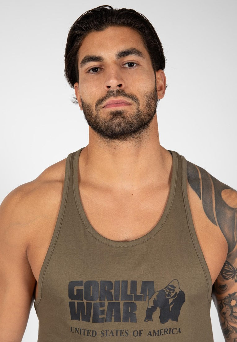 Gorilla Wear Classic Tank Top - Vert militaire