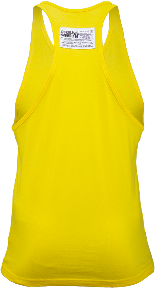 Gorilla Wear Classic Tank Top - Yellow