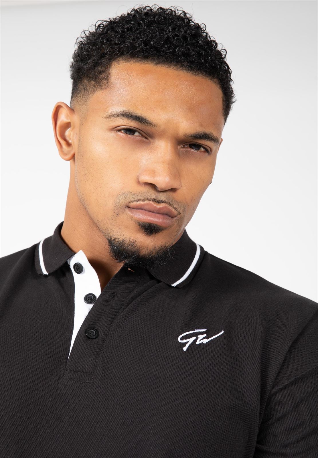 Gorilla Wear Delano Polo - Noir/Blanc
